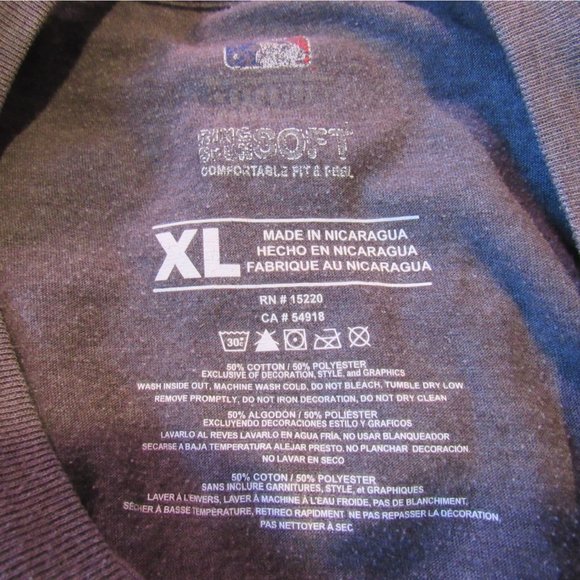 DETROIT TIGERS Gray Distressed Super Soft Baseball Club Tee | Men's XL Unisex - Picture 4 of 4